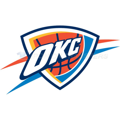 Oklahoma City Thunder Iron-on Stickers (Heat Transfers)NO.1130